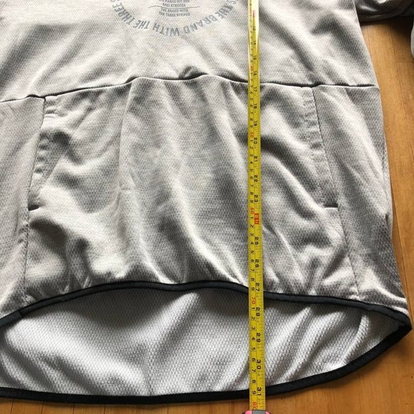 Adidas Hoodie 03  Hooded Sweatshirt  Grey Long Sleeve Men’s Size L - Picture 9 of 16